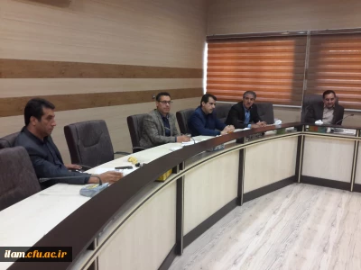 چهارمین جلسه شورای آموزشی دانشگاه با حضور دکتر تاج الدین صالحیان