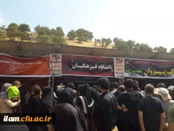 خدمات رسانی در موکب دانشگاه فرهنگیان ایلام 