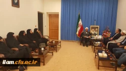 دیدار سرپرست و کارکنان دانشگاه فرهنگیان ایلام با نماینده ولی فقیه 