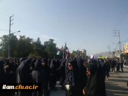 حضور اساتید، کارکنان و دانشجو معلمان پردیس امام جعفر صادق(ع) در راهپیمایی ۱۳ آبانور