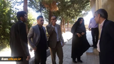 بازدید هیات نظارت و ارزیابی آموزش عالی استان از پردیس های دانشگاه فرهنگیان ایلام