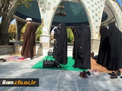 برگزاری نماز جماعت و سخنرانی به مناسبت بزرگداشت هفته قرآنی 