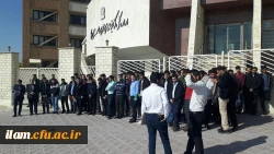 بازدید علمی- پژوهشی دانشجویان پردیس شهید مدرس از کتابخانه مرکزی ایلام