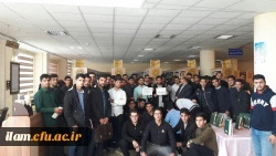 بازدید علمی- پژوهشی دانشجویان پردیس شهید مدرس از کتابخانه مرکزی ایلام