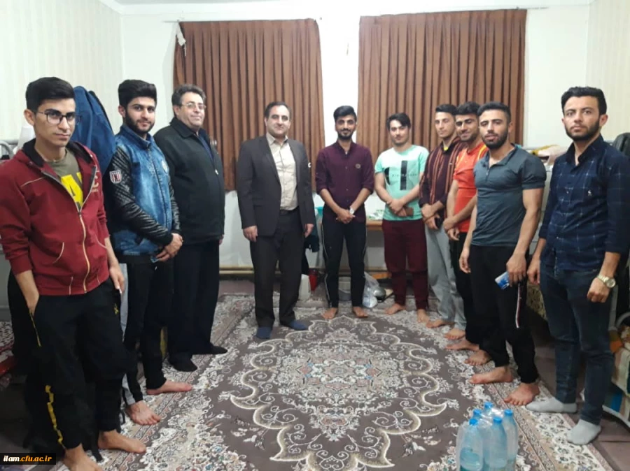 بازدید سرپرست مدیریت امور پردیس های استانی از سرای دانشجویی پردیس شهید مدرس 