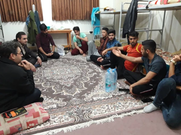 بازدید سرپرست مدیریت امور پردیس های استانی از سرای دانشجویی پردیس شهید مدرس 