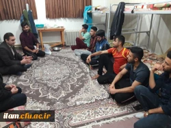 بازدید سرپرست مدیریت امور پردیس های استانی از سرای دانشجویی پردیس شهید مدرس 