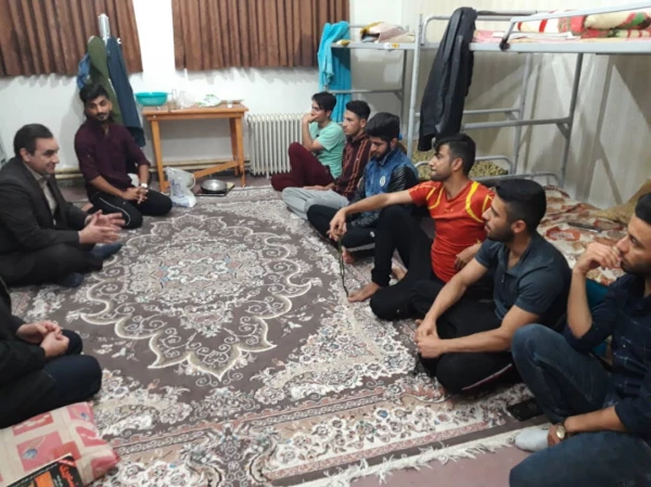 بازدید سرپرست مدیریت امور پردیس های استانی از سرای دانشجویی پردیس شهید مدرس 
