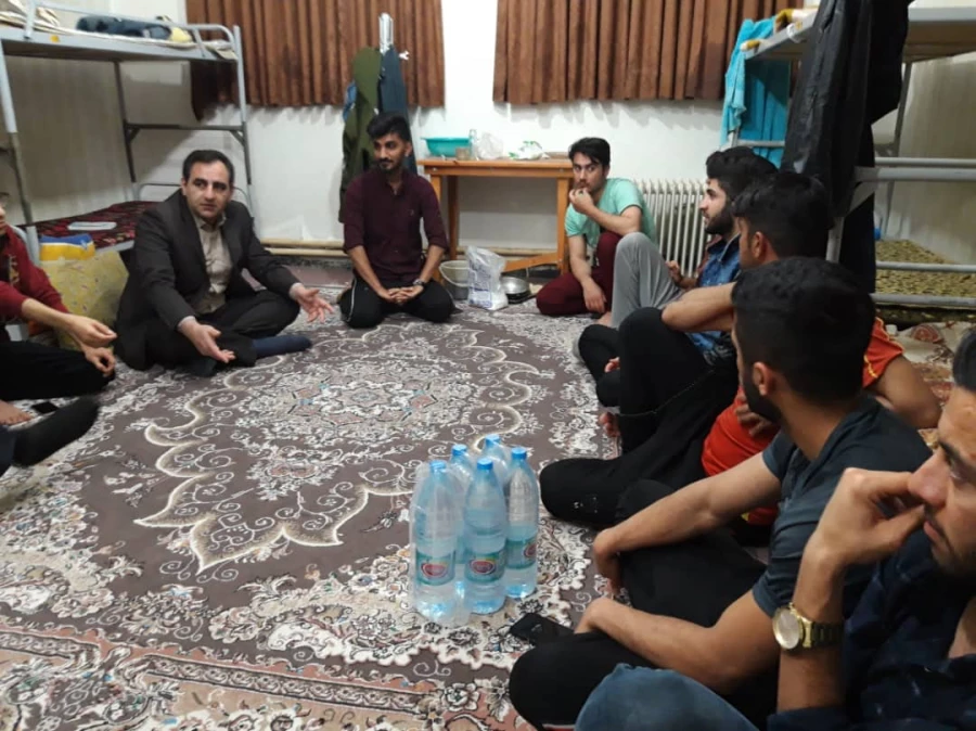 بازدید سرپرست مدیریت امور پردیس های استانی از سرای دانشجویی پردیس شهید مدرس 