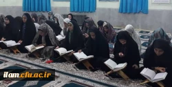 برگزاری مراسم ختم قرآن در خوابگاه پردیس امام جعفرصادق(ع)