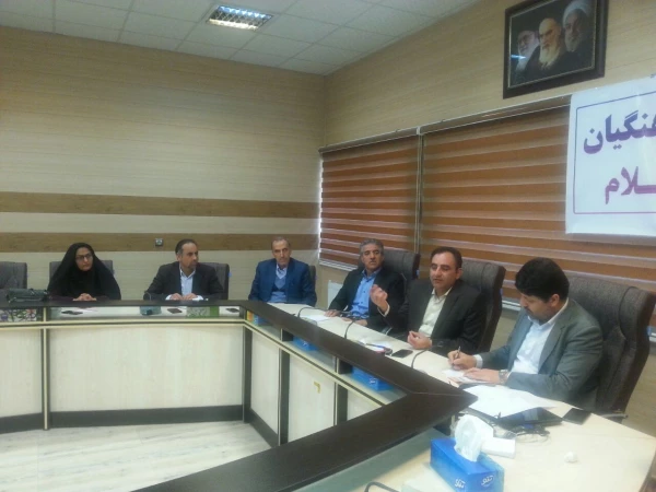 جلسه هماهنگی اولیه در خصوص پروزه های دانشگاه فرهنگیان استان ایلام 