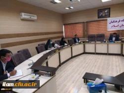 جلسه شورای های آموزشی پردیس های دانشگاه فرهنگیان ایلام در ارتباط با کلاس های مجازی