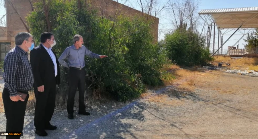 بازدید رئیس امور استان ها و مناطق سازمان برنامه و بودجه کشور از دانشگاه فرهنگیان استان ایلام