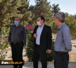 بازدید رئیس امور استان ها و مناطق سازمان برنامه و بودجه کشور از دانشگاه فرهنگیان استان ایلام