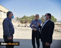 بازدید رئیس امور استان ها و مناطق سازمان برنامه و بودجه کشور از دانشگاه فرهنگیان استان ایلام