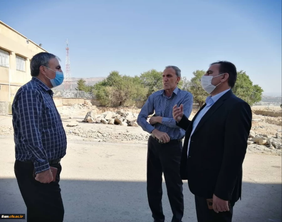 بازدید رئیس امور استان ها و مناطق سازمان برنامه و بودجه کشور از دانشگاه فرهنگیان استان ایلام