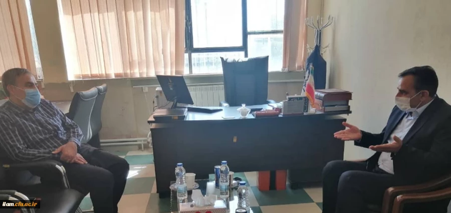 بازدید دکتر علیرضا نعمتی رئیس امور استان ها و مناطق سازمان برنامه و بودجه کشور از دانشگاه فرهنگیان استان ایلام