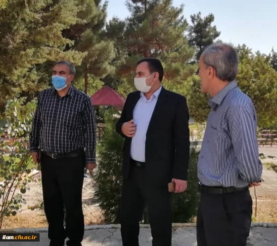 بازدید دکتر علیرضا نعمتی رئیس امور استان ها و مناطق سازمان برنامه و بودجه کشور از دانشگاه فرهنگیان استان ایلام