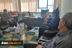 بازدید دکتر علیرضا نعمتی رئیس امور استان ها و مناطق سازمان برنامه و بودجه کشور از دانشگاه فرهنگیان استان ایلام