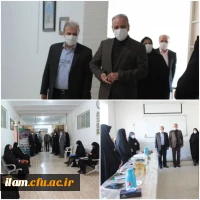 بازدید مدیرکل آموزش و پرورش استان و رئیس دانشگاه فرهنگیان از روند مصاحبه داوطلبان آزمون سراسری 