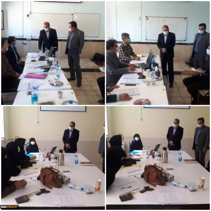 بازدید مدیرکل آموزش و پرورش استان و رئیس دانشگاه فرهنگیان از روند مصاحبه داوطلبان آزمون سراسری 