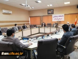 آیین تکریم و معارفه مسئول دفتر هم اندیشی اساتید  نهاد نمایندگی رهبری دانشگاه فرهنگیان استان ایلام