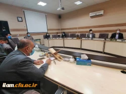 آیین تکریم و معارفه مسئول دفتر هم اندیشی اساتید  نهاد نمایندگی رهبری دانشگاه فرهنگیان استان ایلام