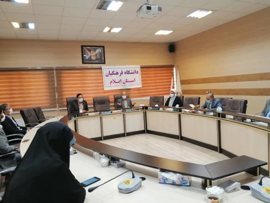 آیین تکریم و معارفه مسئول دفتر هم اندیشی اساتید  نهاد نمایندگی رهبری دانشگاه فرهنگیان استان ایلام