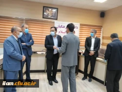 جلسه تکریم و معارفه سرپرستان قدیم و جدید مدیریت امور پردیس های استانی دانشگاه فرهنگیان ایلام
