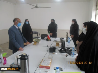 بازدید مسئولین دانشگاه فرهنگیان استان از محل مصاحبه معرفی شدگان ماده 28