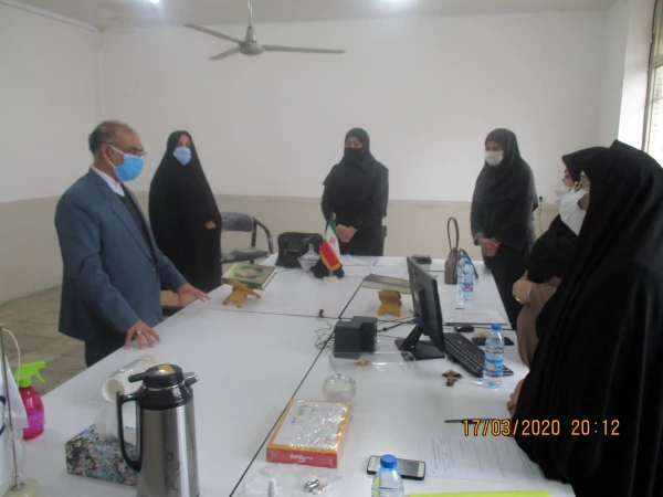 بازدید مسئولین دانشگاه فرهنگیان استان از محل مصاحبه معرفی شدگان ماده 28