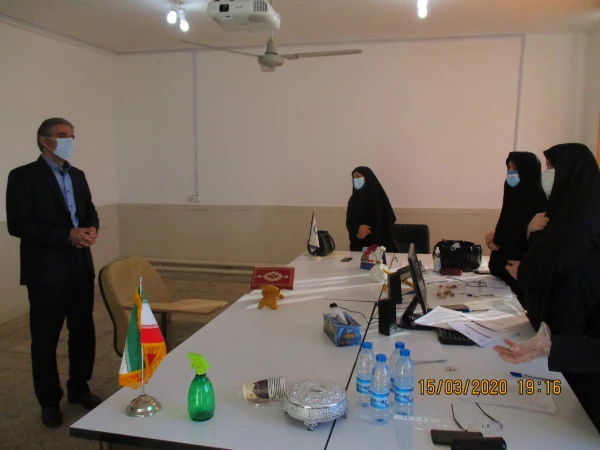 بازدید مسئولین دانشگاه فرهنگیان استان از محل مصاحبه معرفی شدگان ماده 28