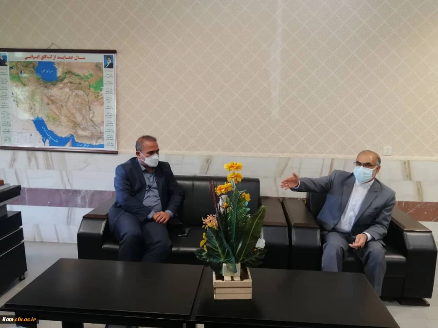 دیدار سرپرست دانشگاه فرهنگیان ایلام با مدیر کل آموزش و پرورش استان 