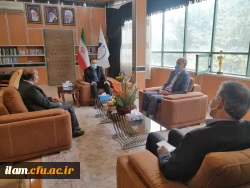دیدار اعضای هیات رئیسه دانشگاه فرهنگیان استان ایلام با استاندار 
