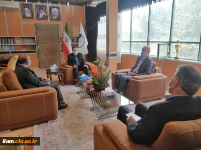 دیدار اعضای هیات رئیسه دانشگاه فرهنگیان استان ایلام با استاندار