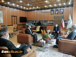 دیدار اعضای هیات رئیسه دانشگاه فرهنگیان استان ایلام با استاندار 