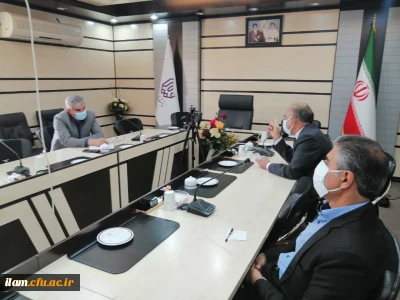 دیدار مسؤلان  دانشگاه فرهنگیان استان ایلام با دکتر علی اکبری رئیس دانشگاه ایلام و رئیس شورای آموزش عالی استان

