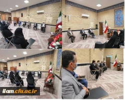 دیدار مسؤلین ، کارکنان و تعدادی از اساتید با حضرت حجه الاسلام والمسلمین کریمی تبار نماینده ی ولی فقیه  در استان   2