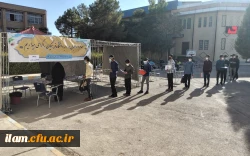 بازدید مسئولین دانشگاه فرهنگیان استان از محل انجام مصاحبه