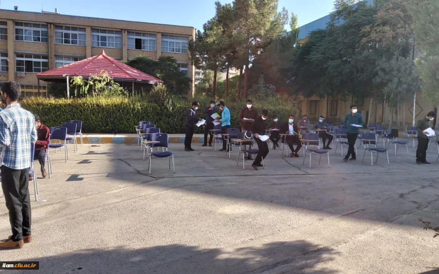 بازدید مسئولین دانشگاه فرهنگیان استان از محل انجام مصاحبه