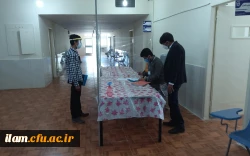 بازدید مسئولین دانشگاه فرهنگیان استان از محل انجام مصاحبه