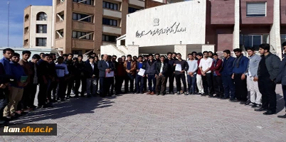 بازدید دانشجویان شهید مدرس از کتابخانه مرکزی دانشگاه ایلام