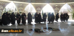 دیدار دانشجویان با مزار شهدا