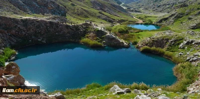 دریاچه دوقلو آبدانان