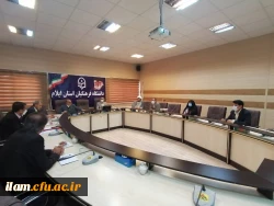 ششمین جـلسه شورای مدیریت، نظارت، ارزیابی و توسعـه منابع دانشگاه 