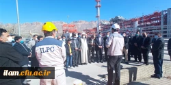 بازدید کارکنان و اساتید دانشگاه فرهنگیان از پتروشیمی استان 2