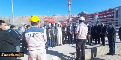 بازدید بسیج اساتید دانشگاه فرهنگیان ایلام از پتروشیمی استان