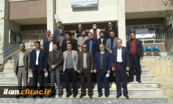 آیین تجلیل از خدمات ارزنده جناب آقای دکتر امیدعلی باپیری سرپرست پردیس شهید مدرس ایلام 2