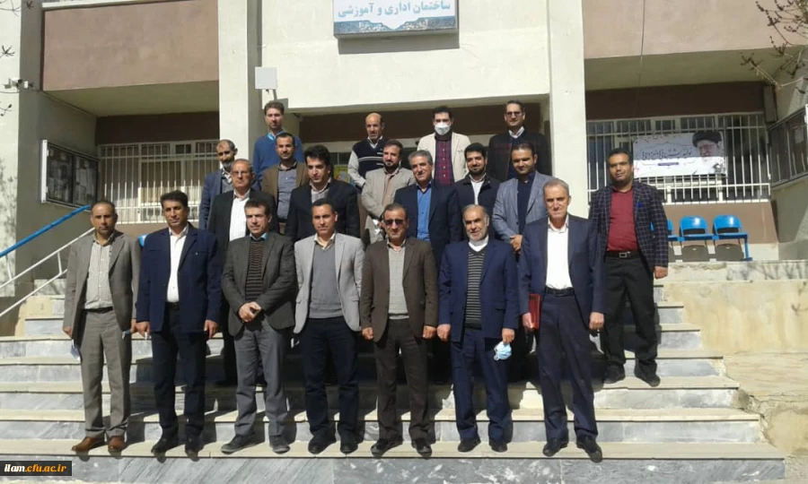 آیین تجلیل از خدمات ارزنده جناب آقای دکتر امیدعلی باپیری سرپرست پردیس شهید مدرس ایلام 2