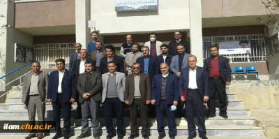 آیین تجلیل از خدمات ارزنده جناب آقای دکتر امیدعلی باپیری سرپرست پردیس شهید مدرس ایلام